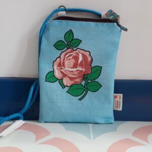 Bolsito English Rose Celeste