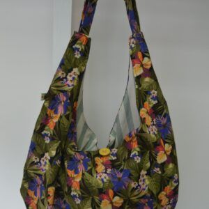 Bolso boho vegetal verde