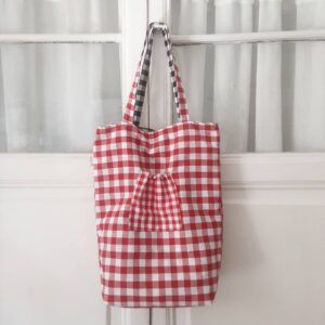 Totebag Vichy Rojo