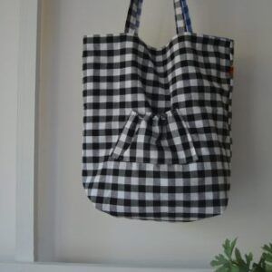 Totebag Vichy Negro